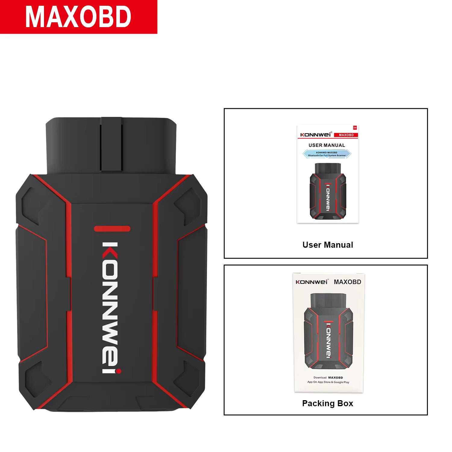 KONNWEI MAXOBD BT5.2 OBD2 Scanner – Full Systems & App