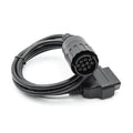 ICOM-D 10‑PIN till 16‑PIN OBD2‑Adapterkabel för BMW‑motorcyklar Adapterkabel