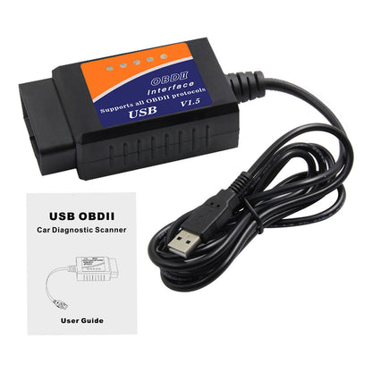 MINI OBDII USB V1.5 Scanner för Multi-brands CAN-BUS
