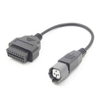 Motorcycle OBD2 Förlängningskontakt Diagnostikkabel 3PIN Yamaha Adapterkabel