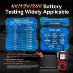 KONNWEI KW331 batteritestare – 6V/12V/24V - Felkodsläsare
