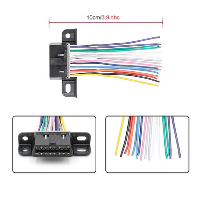 DIY 16PIN OBD2 Förlängningskabel med 16-pin Hona