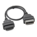 OBD1 till OBD2 Adapter 14 Pin till 16 Pin Diagnoskabel för Nissan Adapterkabel