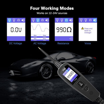 JDIAG P100 Bil Elektrisk Krets Testare - Diagnosverktyg