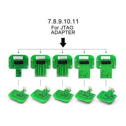 Full Set 22pcs BDM Adapters för ECU Programmering