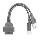 2 i 1 OBD2-kontakt för Yamaha motorcykel 3pin 4pin Adapterkabel