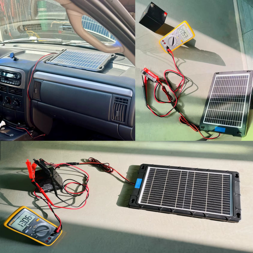 12V 7,5W portabel vattentät solpanel