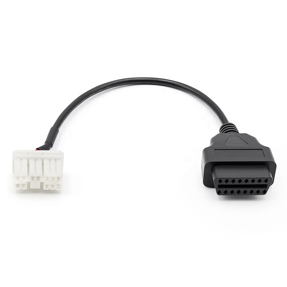 12-pin OBD2-kontakt till 16-pin OBD2 för Tesla Model S/X