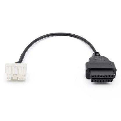 12-pin OBD2-kontakt till 16-pin OBD2 för Tesla Model S/X