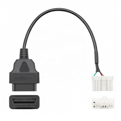 12-pin OBD2-kontakt till 16-pin OBD2 för Tesla Model S/X
