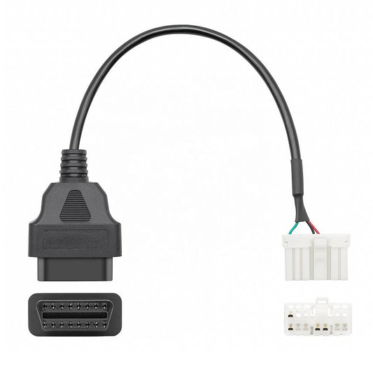 12-pin OBD2-kontakt till 16-pin OBD2 för Tesla Model S/X