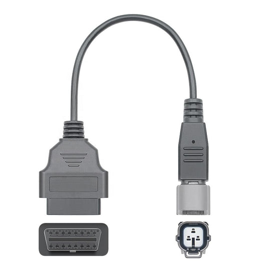 Motorcycle OBD2 Förlängningskontakt Diagnostikkabel 3PIN Yamaha