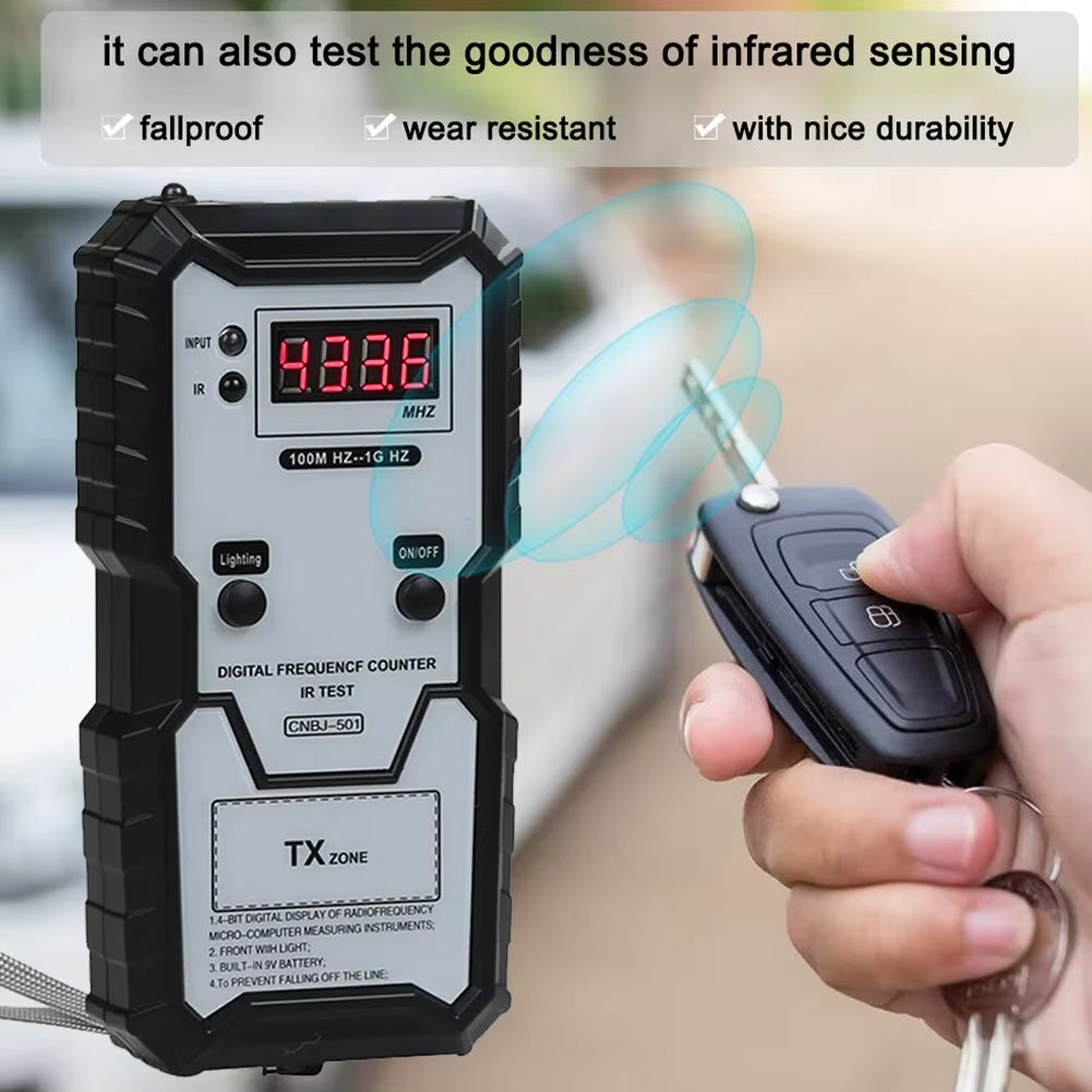 CNBJ-501 Frequency Tester för Bilnycklar & Fjärrkontroller