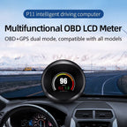 Double System OBD GPS HUD Head Up Display P11