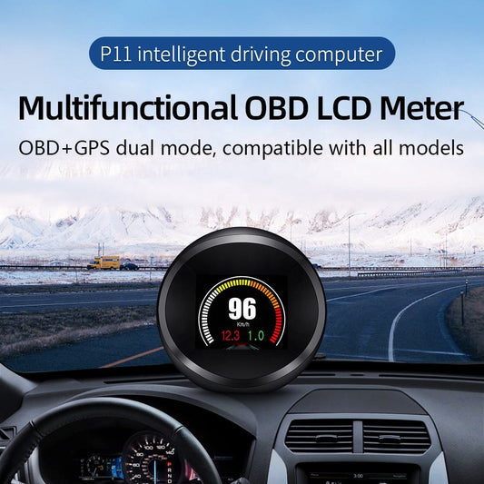 Double System OBD GPS HUD Head Up Display P11