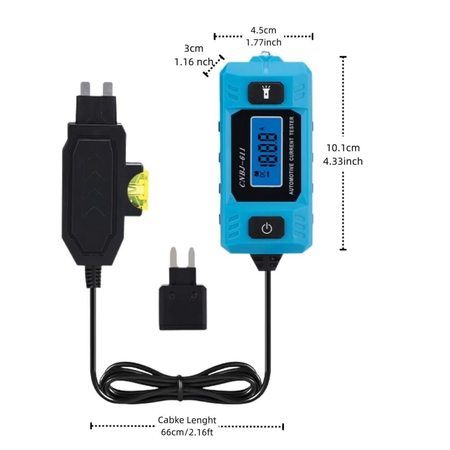 CNBJ-611 Fuse Current Tester – Säker och exakt strömmätning för fordon