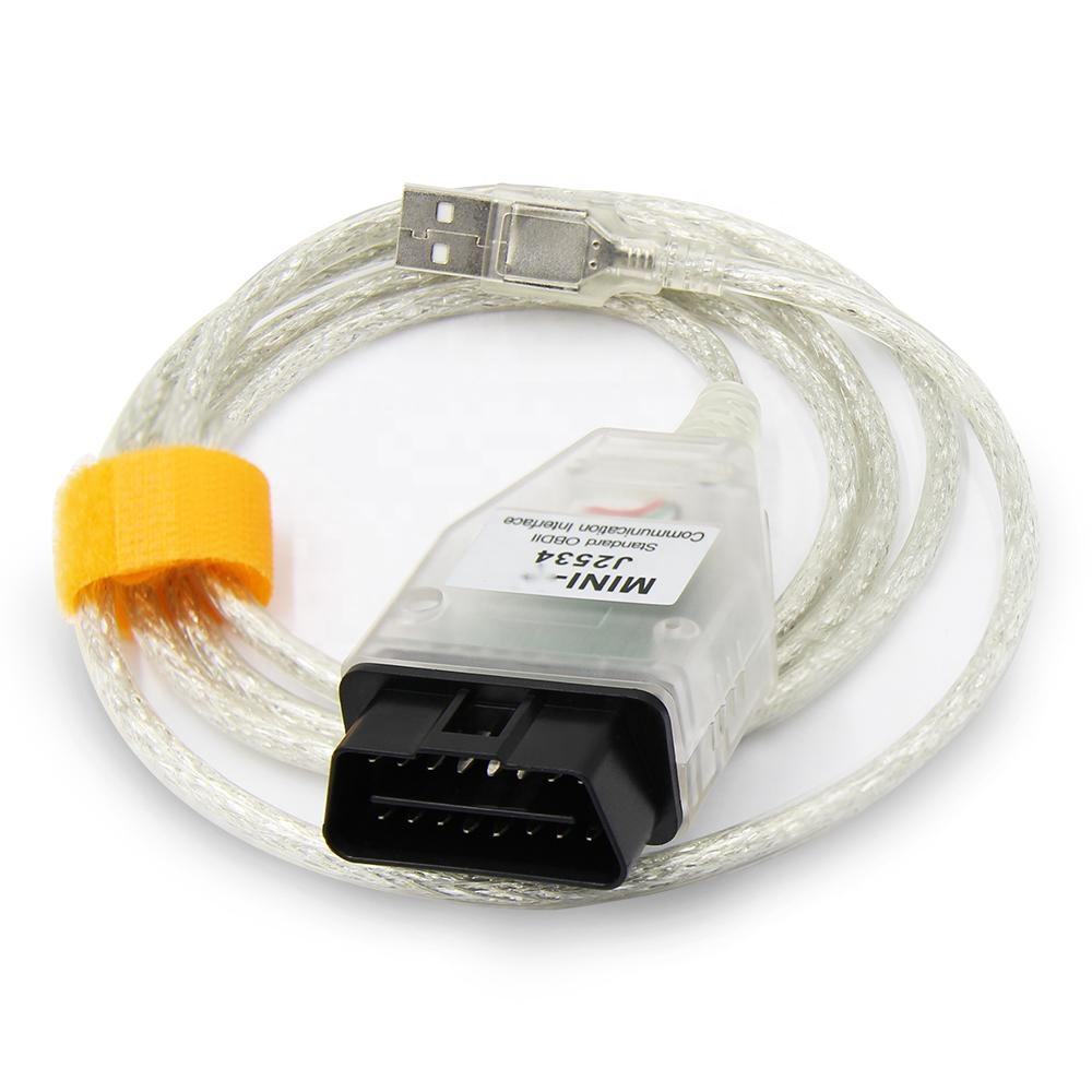 USB till OBD2 16pin MINI J2534 Diagnostik Kabel för Toyota TIS Techstream