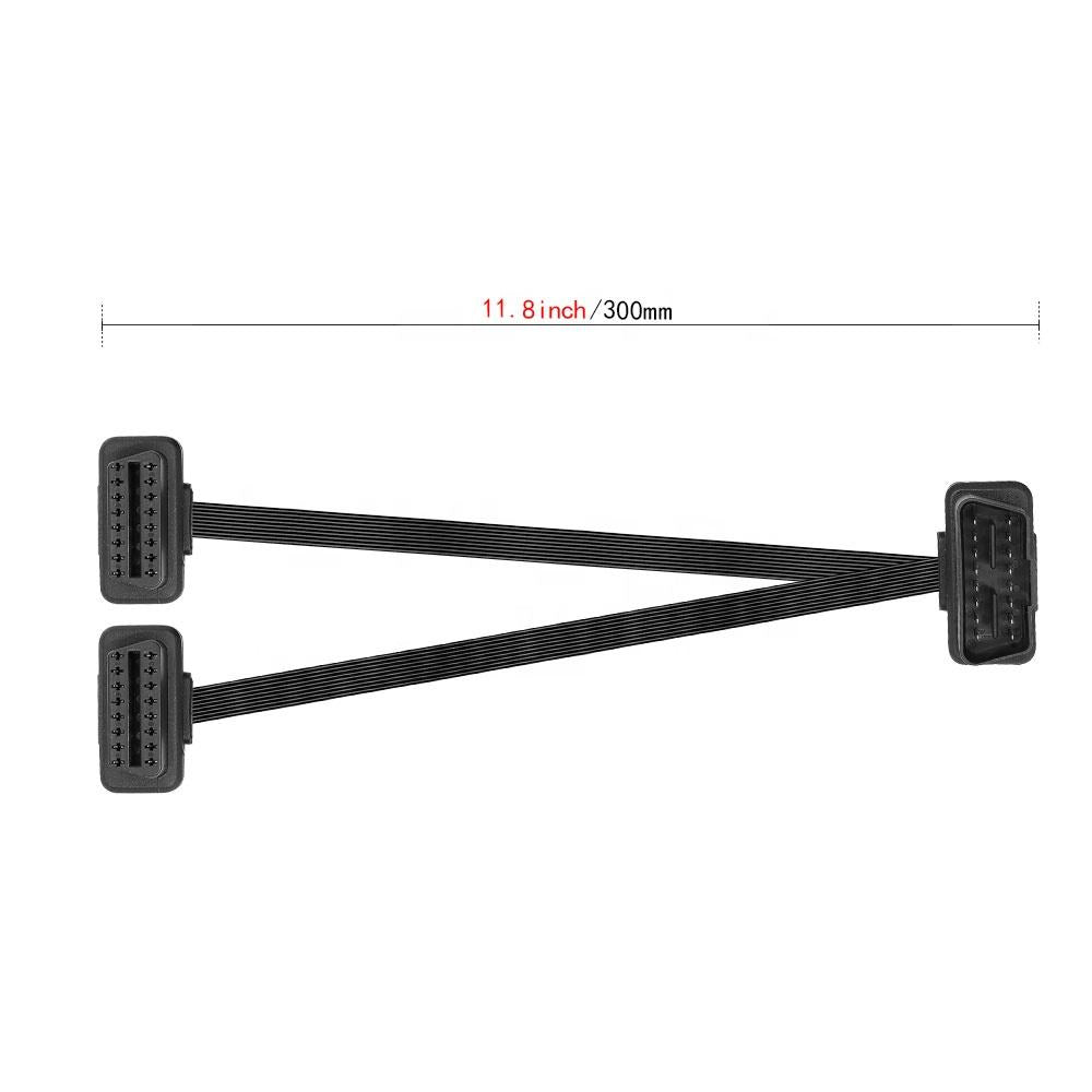 Y Type Flat OBD Obd2 Splitter Cable