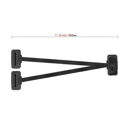 Y Type Flat OBD Obd2 Splitter Cable