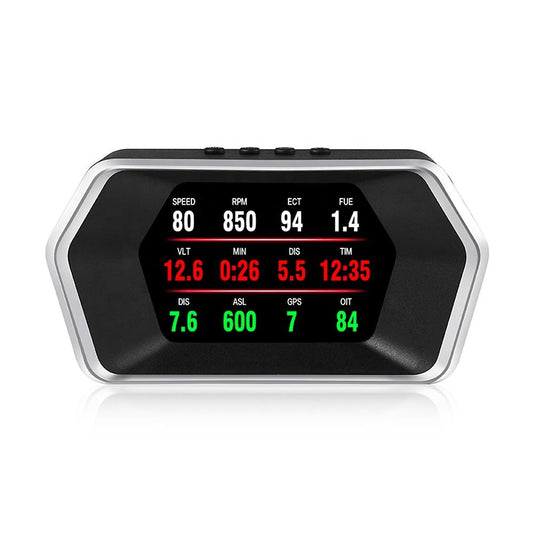 Dual System Car OBD HUD P17 - Driving Speed RPM Voltage Display