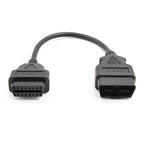 30CM OBD2 Förlängningskabel Han till Hona 16-pin Adapterkabel