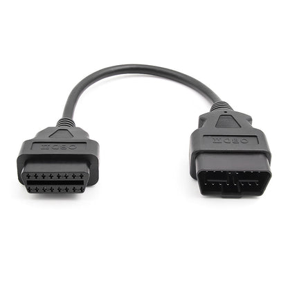 30CM OBD2 Förlängningskabel Han till Hona 16-pin