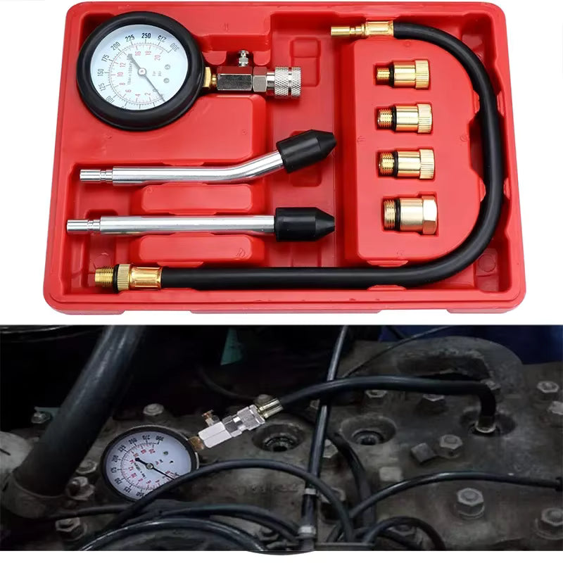Kompressionsprovare / Cylindertrycksmätare för bil & motorcykel