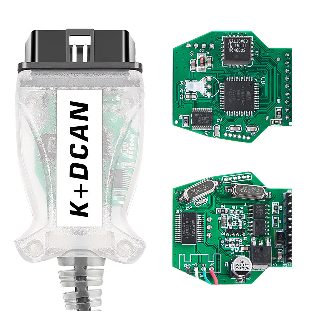 K DCAN USB Interface OBD2 Bil Diagnostik Kabel för BMW