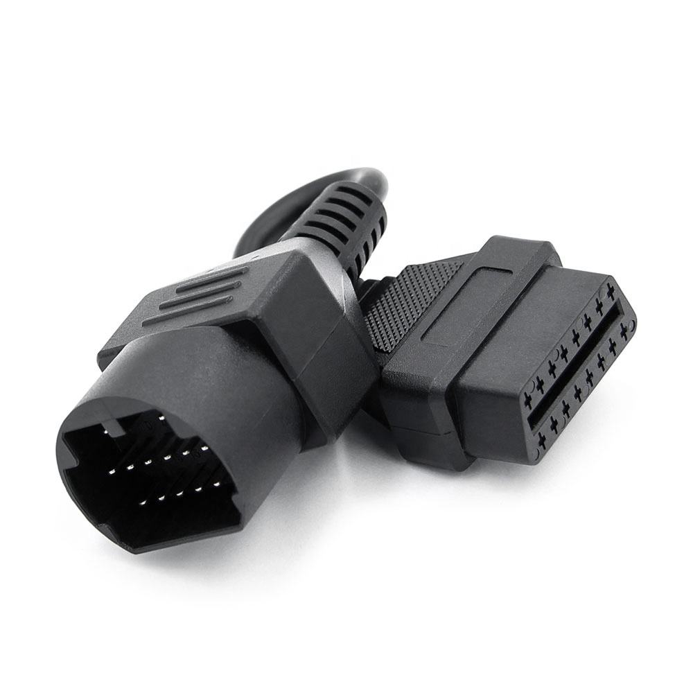OBDI 17 Pin Kabel för Mazda till OBDII 16 Pin Diagnosverktyg