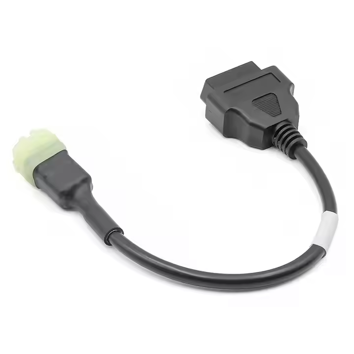 6PIN Kabeladapter för Kawasaki 6pin till 16 OBD2 för Motorcyklar