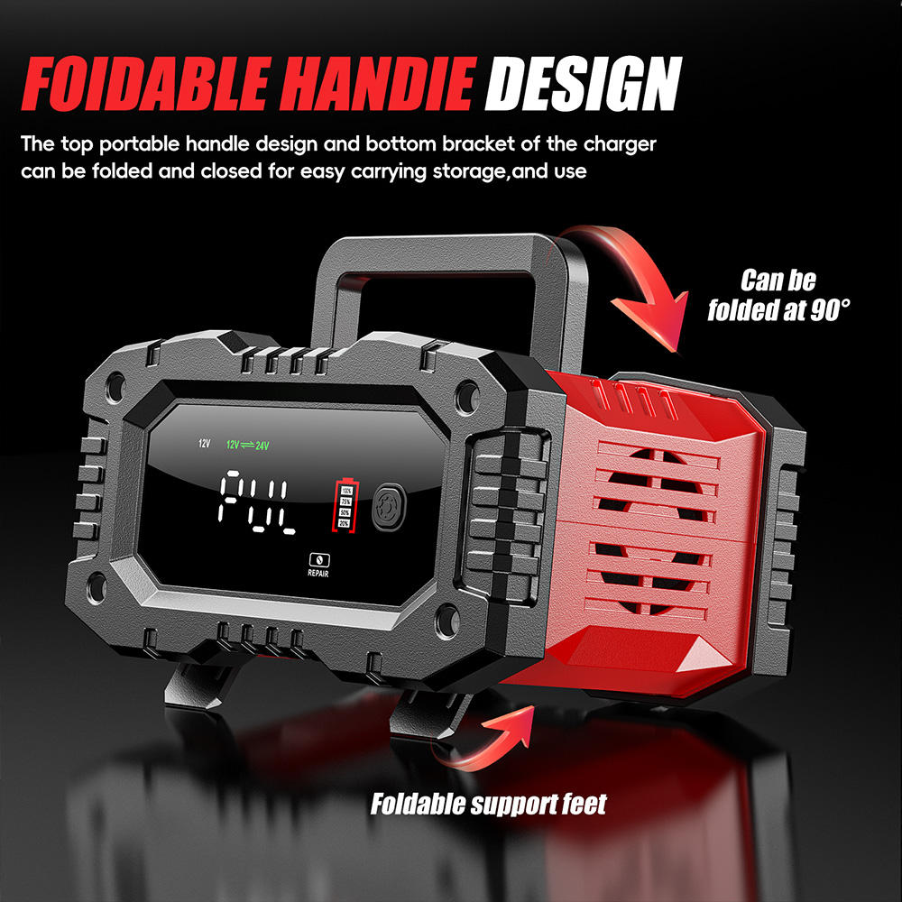 FOXSUR FPT-200 12V/20A 24V/10A Lifepo4 Batteriladdare