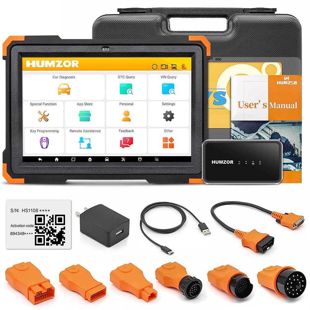 HUMZOR NexzSYS NS366S OBD2 Scanner - Professionell Bil Diagnosverktyg