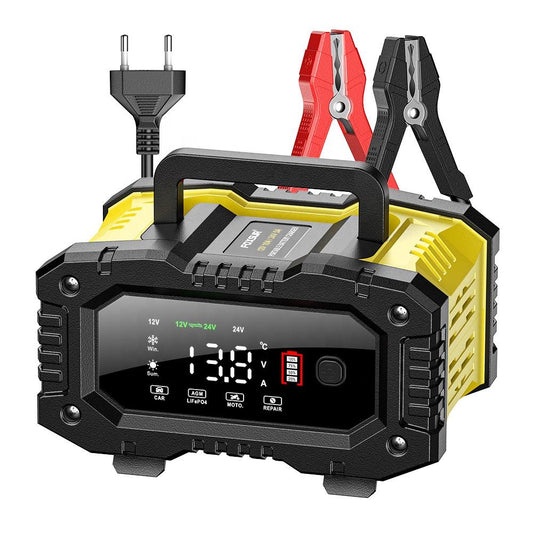 FOXSUR FPT-100 Smart Batteriladdare 12V/10A och 24V/5A
