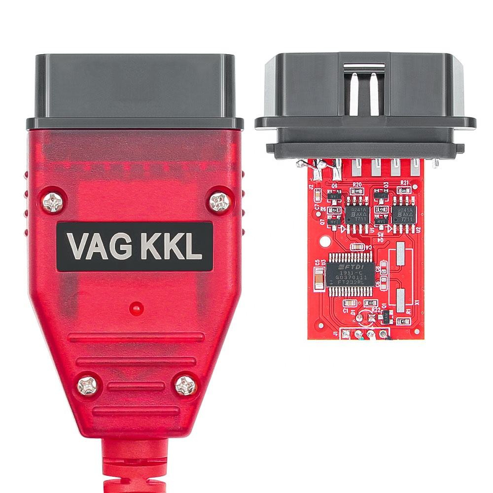 K-line VAG KKL 409.1 OBD2 USB Diagnoskabel för VW, Audi, Skoda & Seat