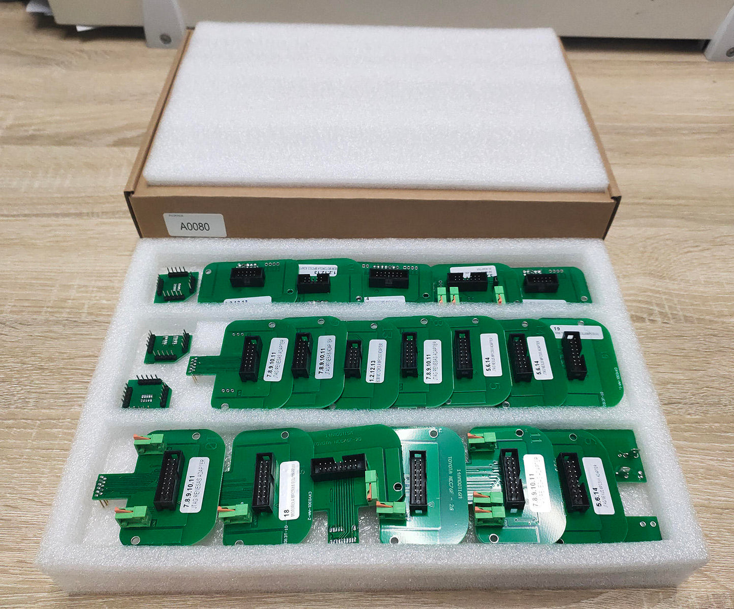 Full Set 22pcs BDM Adapters för ECU Programmering
