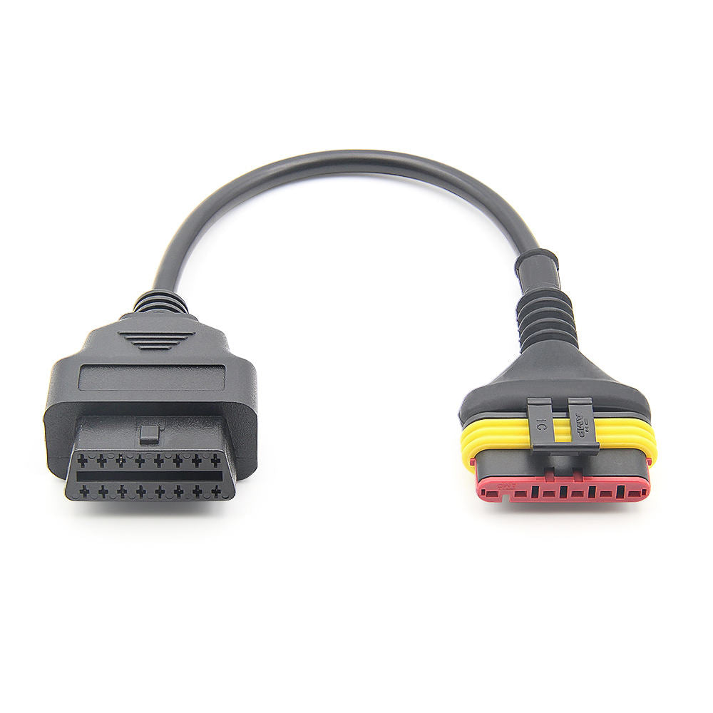 6pin Connector för Benelli OBD2 Motorcykel Adapter