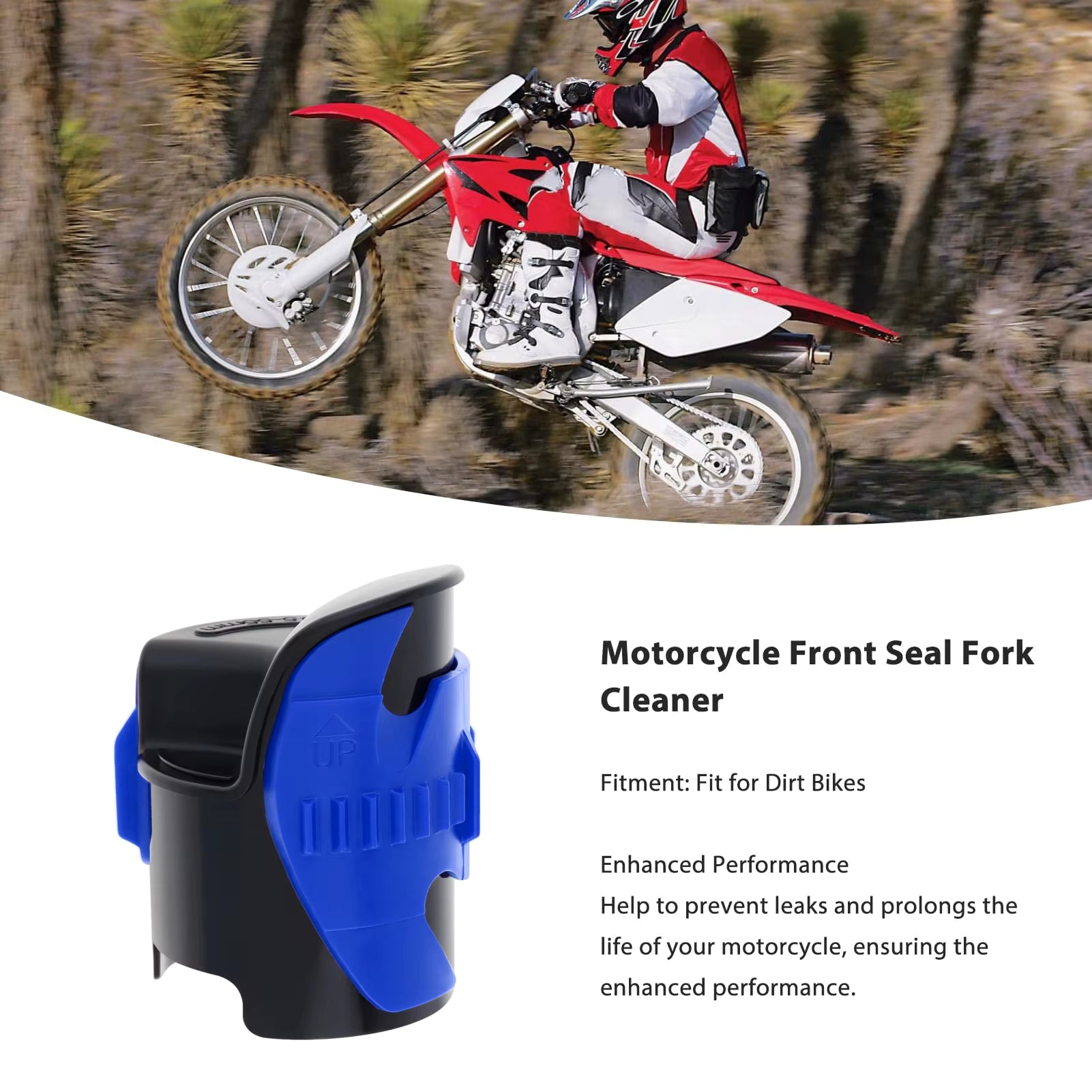 Off-road gaffelrengörare för inverterad framgaffel (45–55 mm)