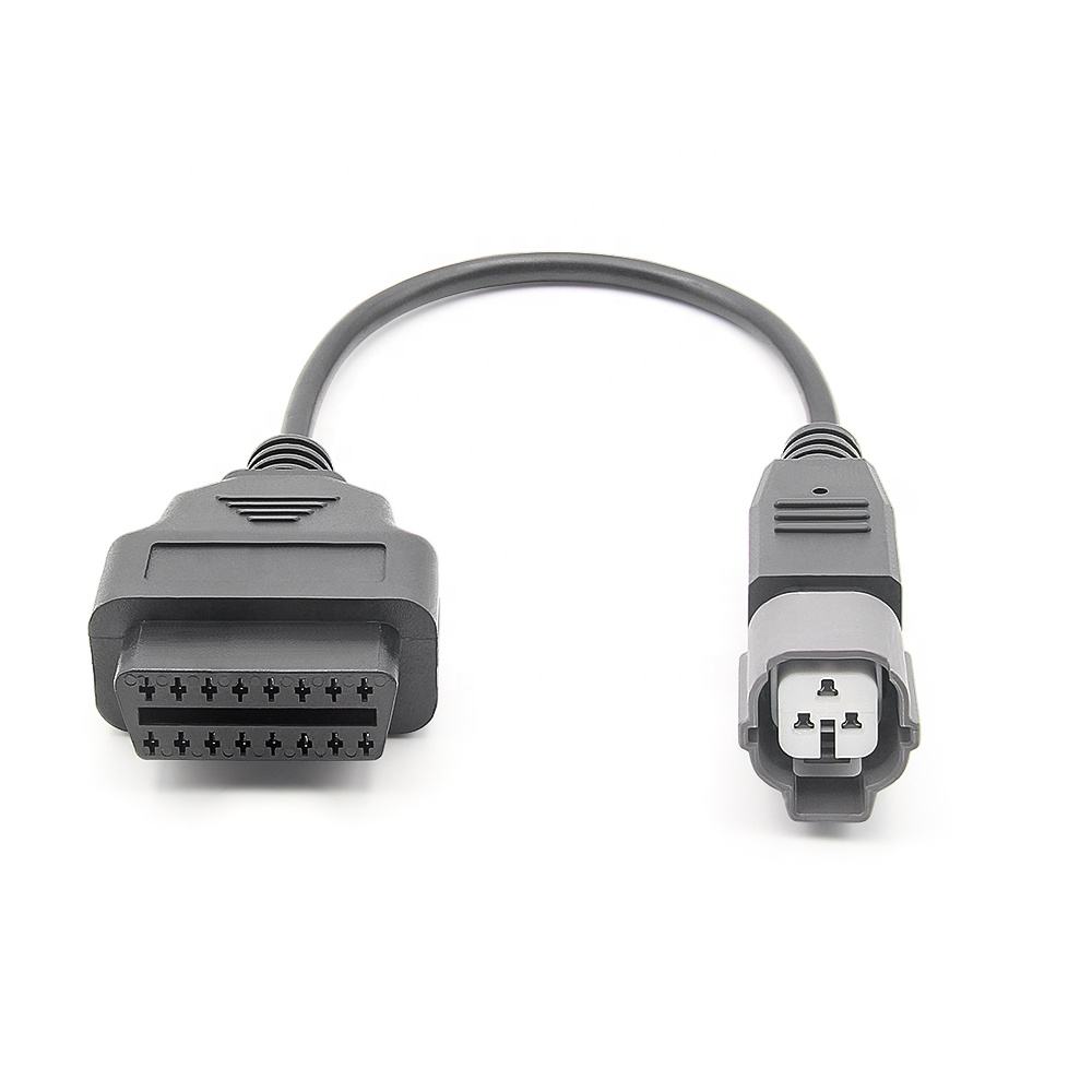 Motorcycle OBD2 Förlängningskontakt Diagnostikkabel 3PIN Yamaha