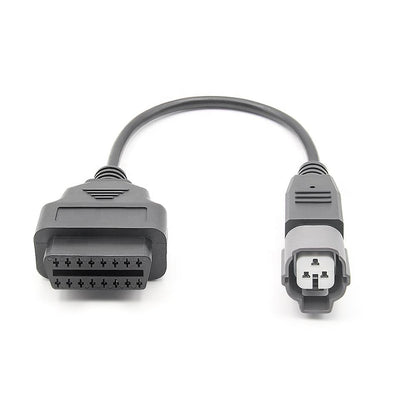 Motorcycle OBD2 Förlängningskontakt Diagnostikkabel 3PIN Yamaha