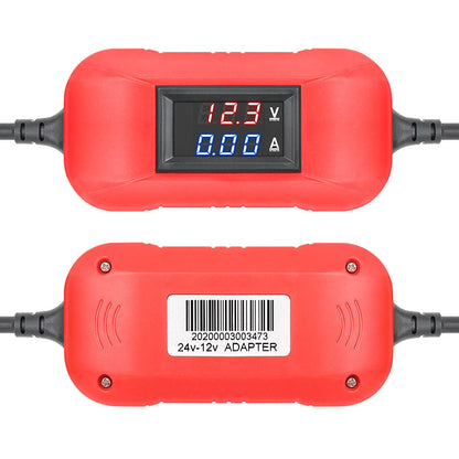 24V till 12V Heavy Duty Lastbils Diesel Adapterkabel