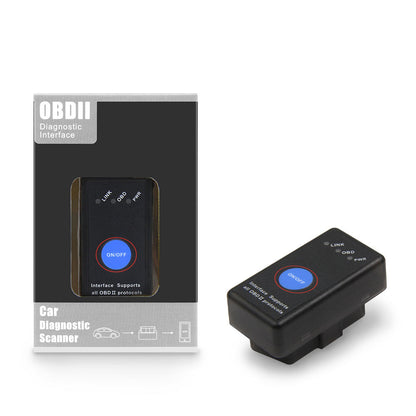 Mini ELM327 OBD2 Scanner Trådlös V1.5 med Strömbrytare