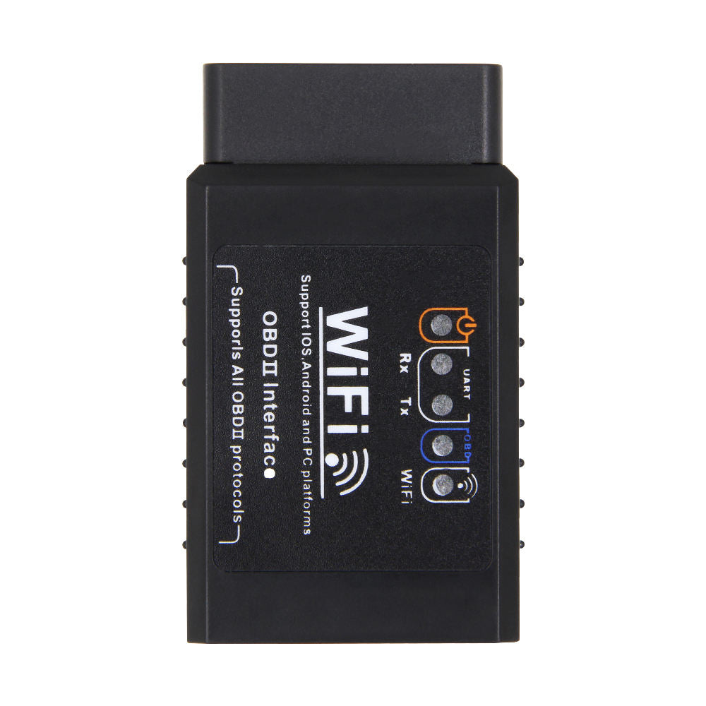 Black Label ELM327 WiFi OBD2 Adapter med PIC18F25K80 Chip – Felsökning & Diagnos för iOS, Android & Windows