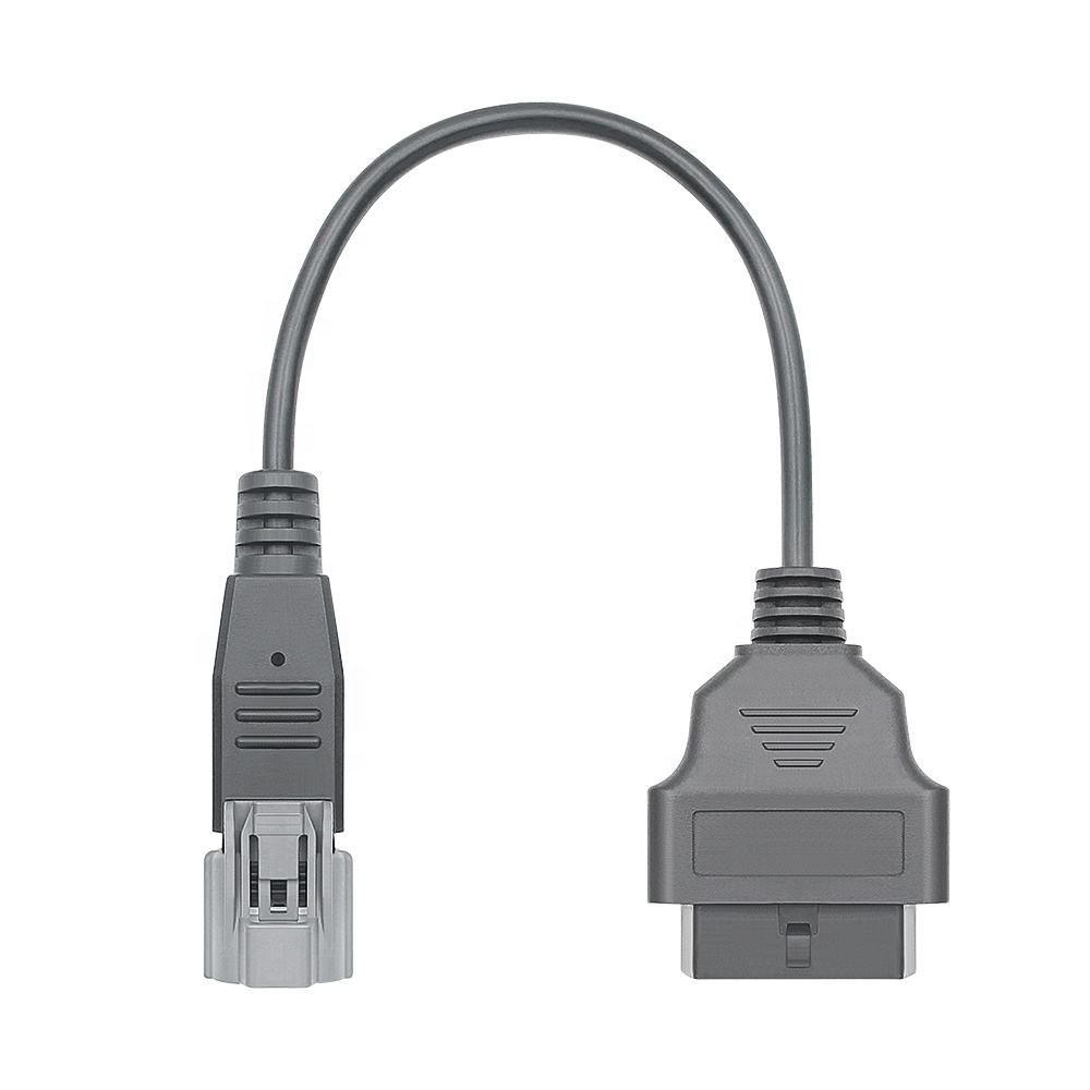 Motorcycle OBD2 Förlängningskontakt Diagnostikkabel 3PIN Yamaha
