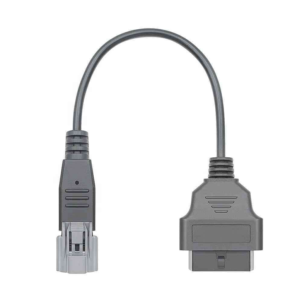 Motorcycle OBD2 Förlängningskontakt Diagnostikkabel 3PIN Yamaha