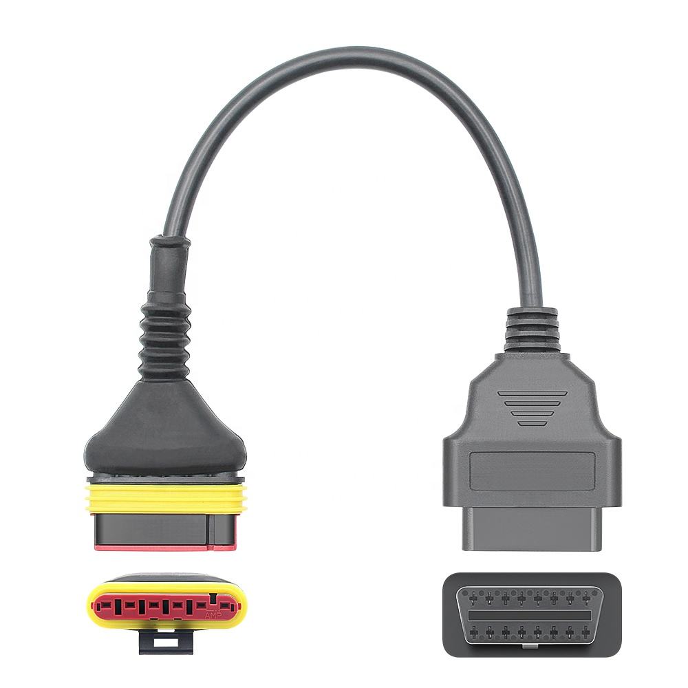 6pin Connector för Benelli OBD2 Motorcykel Adapter