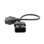 OBD1 till OBD2 Kabel 10 PIN OBD Adapter 16 PIN OBDII Bil Kabel för OPEL