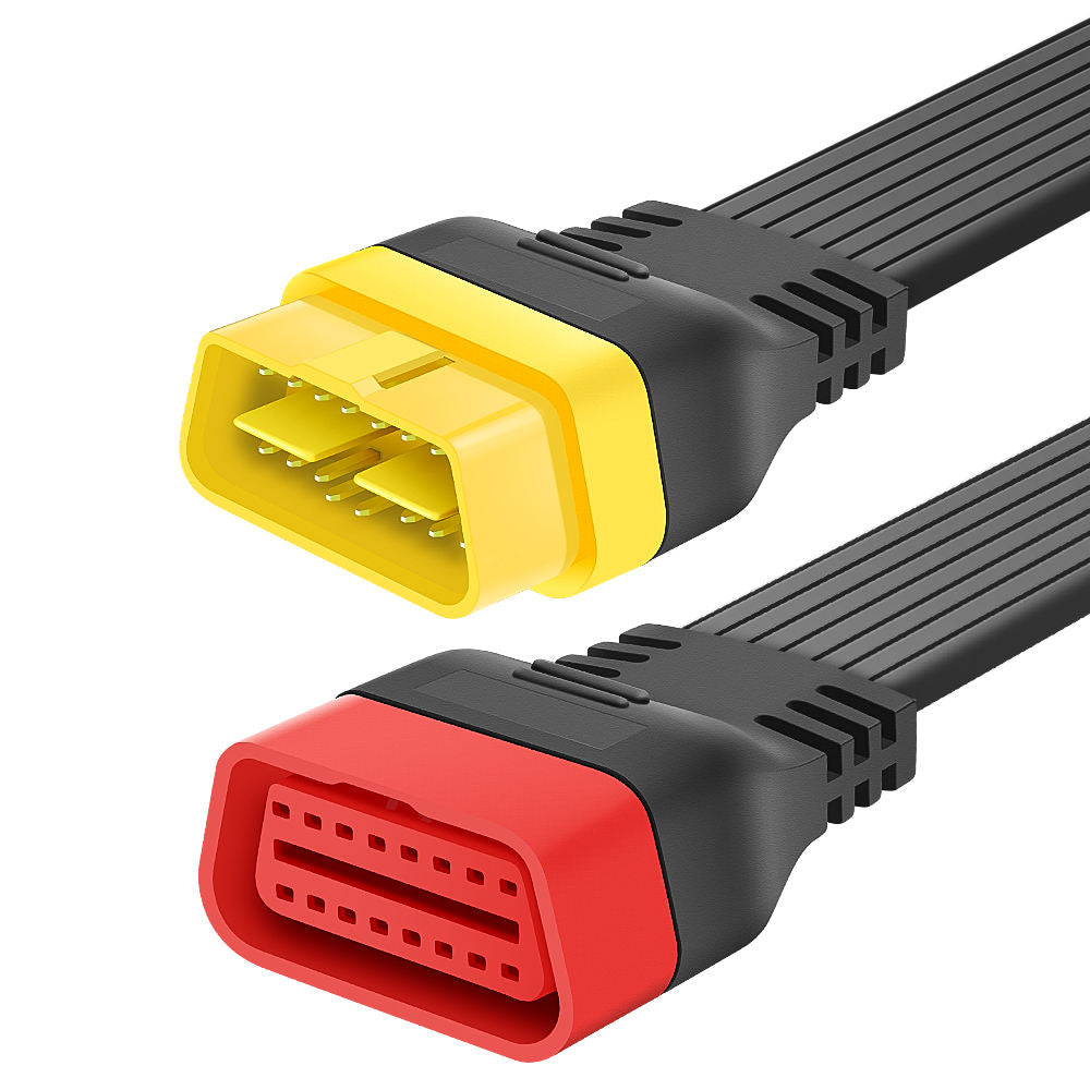 Flat 16-pin OBD2 Förlängningskabel