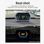 Dual System Car OBD HUD P17 - Driving Speed RPM Voltage Display Tillbehör