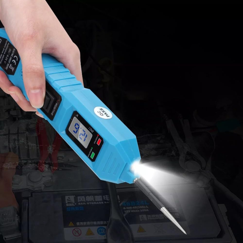 CNBJ-823 6–24V 8A Kretsprovare – LCD, polaritet, summer & arbetslampa