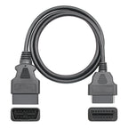 100CM OBD2 Förlängningskabel Adapter Man till Kvinna 16pin OBDII